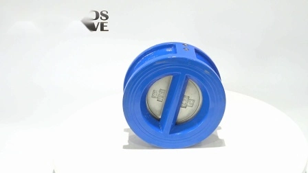 API594/ISO5752 Type de gaufrette en fonte ductile Clapets anti-retour à double porte à double plaque Non Reture Valve